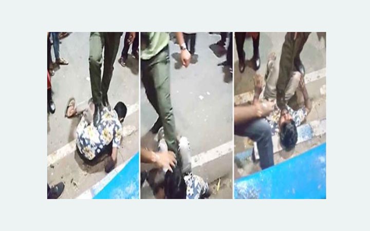 জর্জ ফ্লয়েডের দৃশ্য এবার কলকাতায়