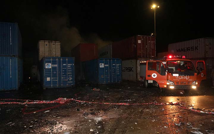 সিরিয়ার লাটাকিয়া বন্দরে ইসরাইলের বিমান হামলা