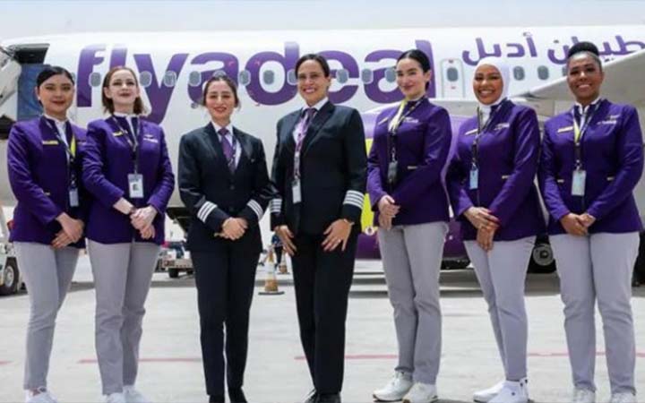 সব নারী ক্রু নিয়ে সৌদি এরাবিয়ার প্রথম যাত্রা