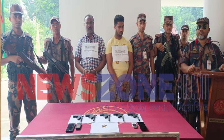 যশোরে বিদেশী পিস্তলসহ বাবা-ছেলে আটক