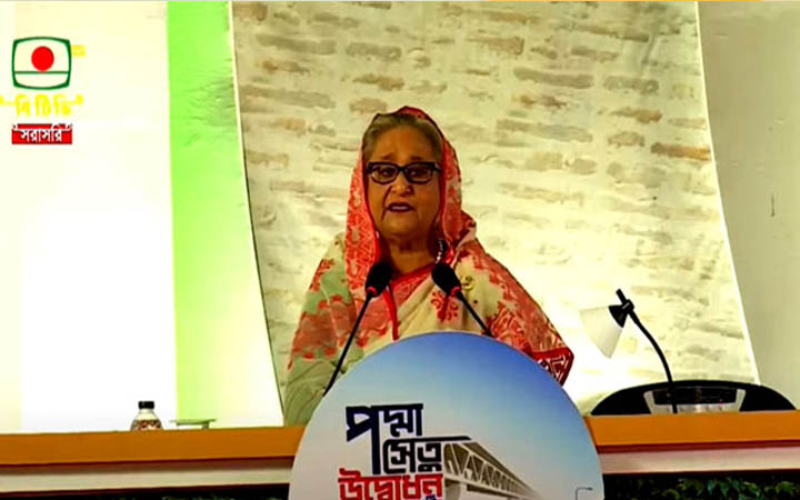 পদ্মা সেতু গর্ব, সম্মান ও যোগ্যতার প্রতীক : প্রধানমন্ত্রী