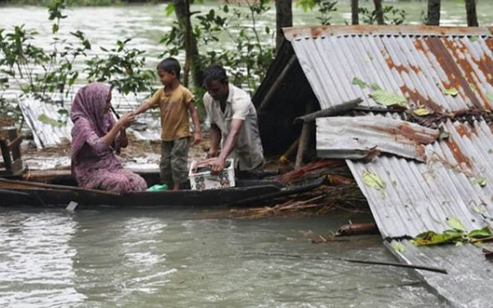 সিলেটে আবারো বাড়ছে পানি, অবনতি বন্যা পরিস্থিতির