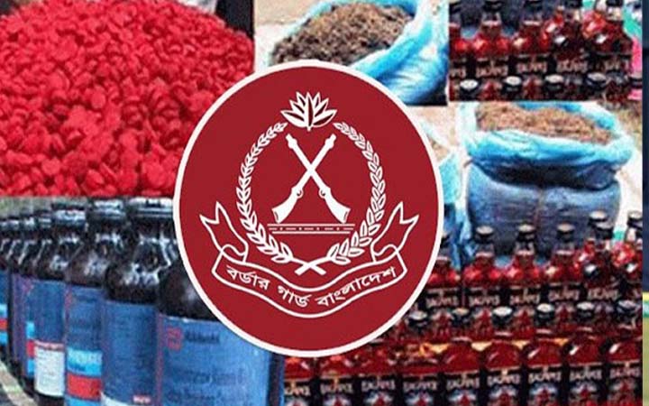 অক্টোবরে ৯৮ কোটি টাকার পণ্য জব্দ করেছে বিজিবি