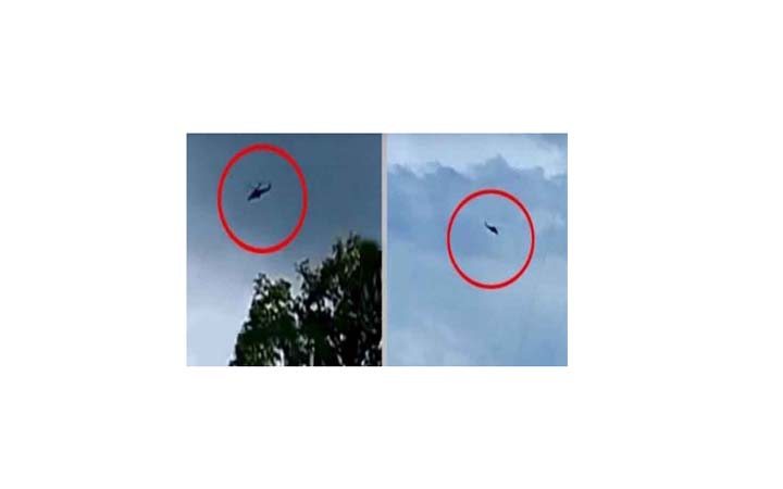 মিয়ানমারের হেলিকপ্টার থেকে ছোড়া দুটি গোলা পড়ল বাংলাদেশে