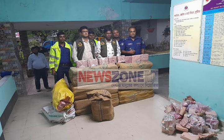 কুষ্টিয়ায় নকল বিড়ি কারখানায় অভিযানে বিপুল পরিমাণ বিড়ি জব্দ