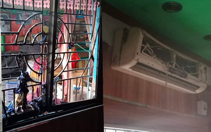ফতুল্লায় এসি বিস্ফোরণে একই পরিবারের ৩ জনসহ দগ্ধ ৫