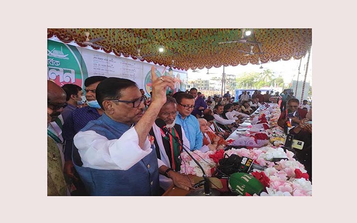 আওয়ামী লীগকে নয়, ডিসেম্বরে বিএনপিকেই লাল কার্ড দেখাবে জনগণ : ওবায়দুল কাদের