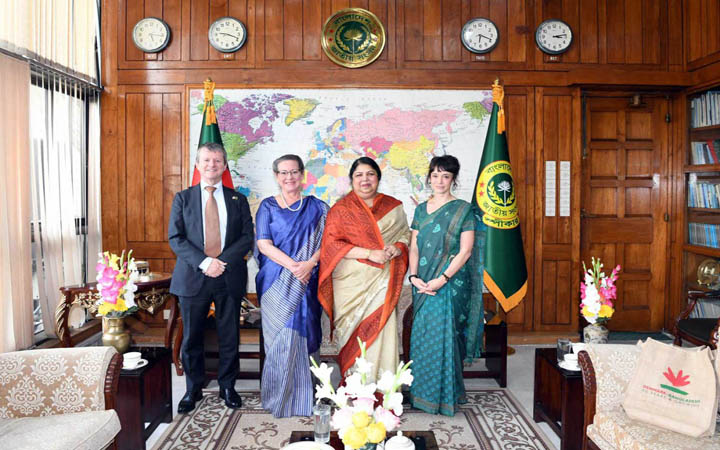 স্পিকারের সাথে নর্ডিক রাষ্ট্রগুলোর রাষ্ট্রদূতদের সৌজন্য সাক্ষাৎ