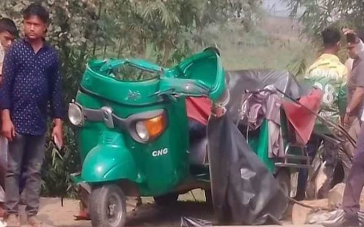 সুনামগঞ্জে ট্রাক-সিএনজি’র মুখোমুখি সংঘর্ষে নিহত ২