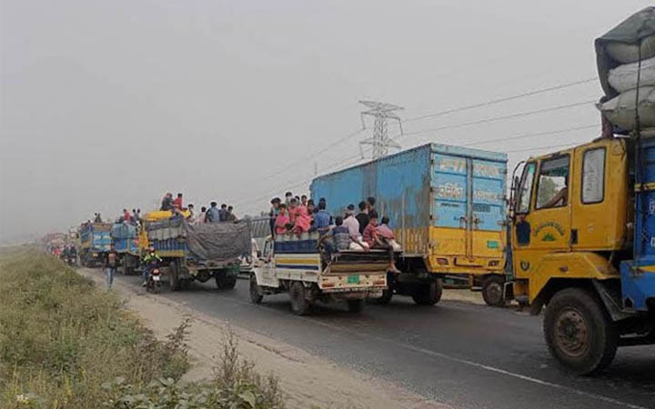 মহাসড়কে ৪ দিন বন্ধ থাকবে ট্রাক চলাচল