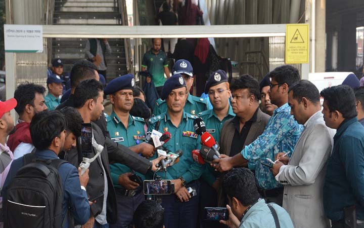 মেট্রোরেলের নিরাপত্তায় স্ক্যানার-আর্চওয়ে বসবে : ডিএমপি