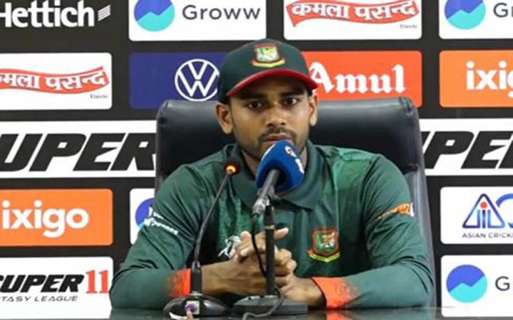 শোচনীয় পরাজয়ের পর যা বললেন মিরাজ