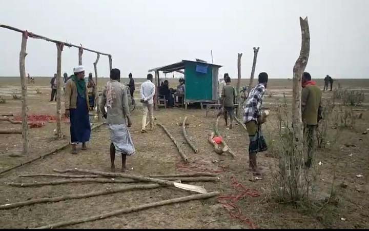 বনের গাছ কেটে সরকারি জায়গায় যুবদল নেতার হোটেল নির্মাণ