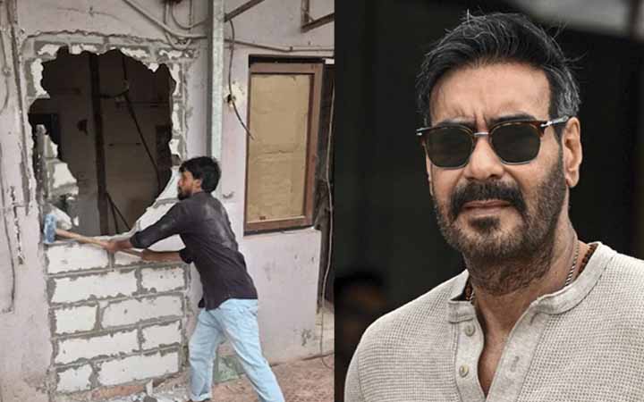বেআইনি নির্মাণের অভিযোগ, অজয়ের বাংলোর অংশ ভাঙল পুরসভা