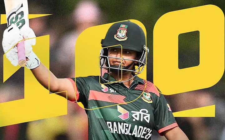 অস্ট্রেলিয়ার বিপক্ষে সোবহানার দুর্দান্ত সেঞ্চুরি