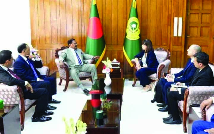 স্পিকারের সঙ্গে আইপিইউর মহাসচিব মিজ অ্যান্ডা ফিলিপের সাক্ষাৎ