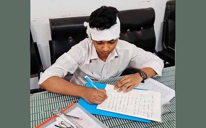 নোয়াখালীতে পরীক্ষার সময় মাথায় ফ্যান পড়ে আহত শিক্ষার্থী