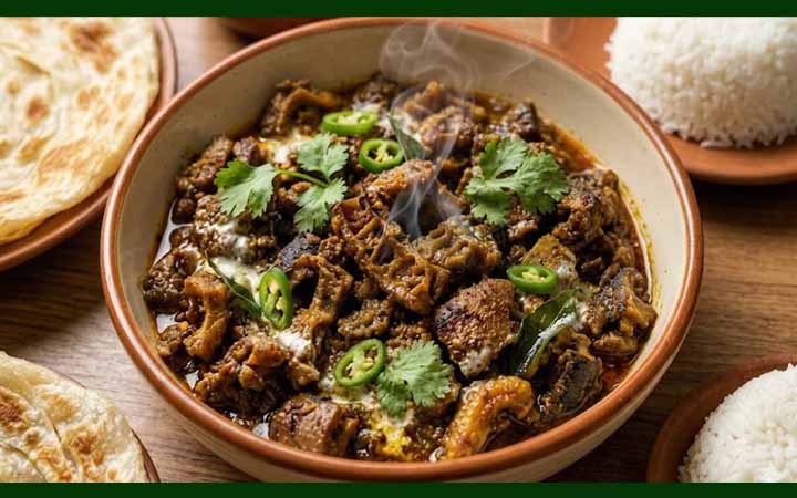 ট্রাই করুন সুস্বাদু নারকেল দুধের স্মোকি ভুঁড়ি ভুনা