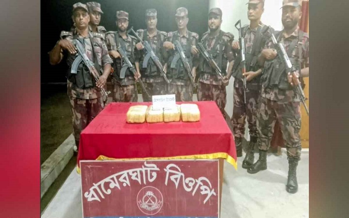 পঞ্চগড় সীমান্তে ১৩ হাজার ভারতীয় ট্যাপেন্টাডল জব্দ
