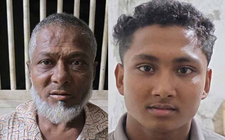 মুরাদনগরে গাঁজাসহ বাবা-ছেলে গ্রেপ্তার