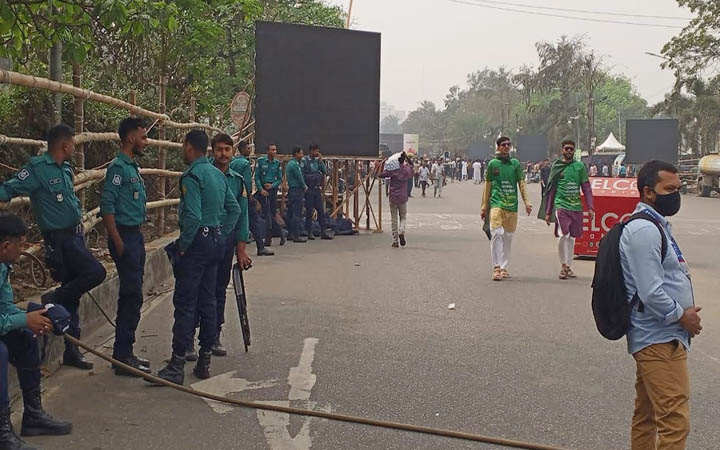 মানিক মিয়া অ্যাভিনিউতে নিরাপত্তা জোরদার