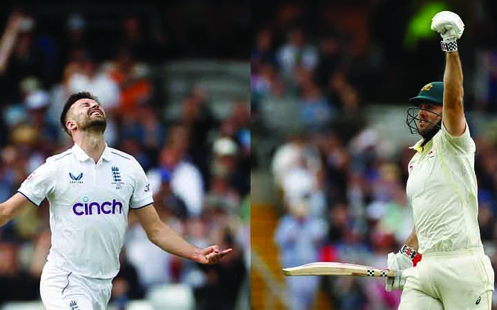 হেডিংলিতে মার্শের সেঞ্চুরি, উডের ঝুড়িতে ৫ উইকেট