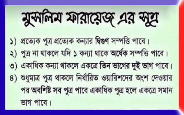 উত্তরাধিকার সম্পত্তি বণ্টনে প্রচলিত ভুলত্রুটি