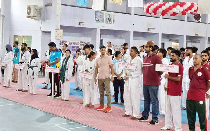 প্রথম আন্তঃবিশ্ববিদ্যালয় তায়কোয়ান্দো প্রতিযোগিতা শুরু