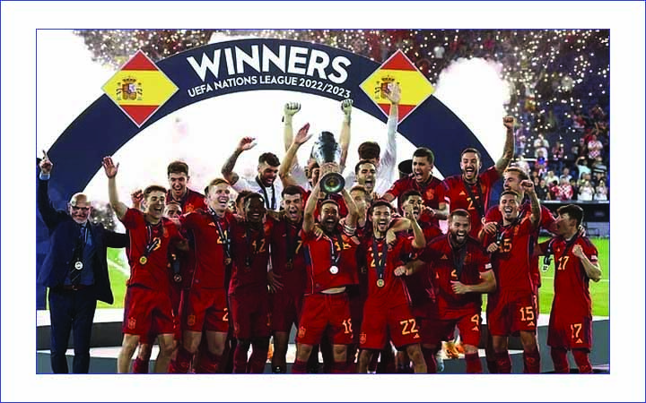 নেশন্স লিগ শিরোপা জিতল স্পেন
