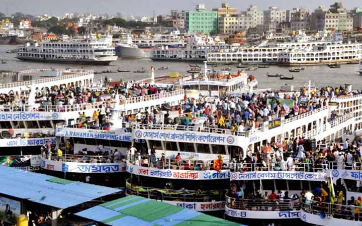 বরিশাল থেকে সব ধরনের লঞ্চ চলাচল শুরু