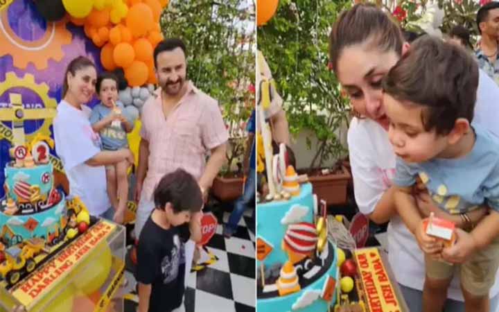 সাইফ-কারিনা জুটির ছোট ছেলে জেহরের জন্মদিন উদযাপন