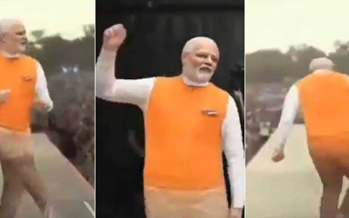 সেই ভিডিওতে নিজেকে নাচতে দেখে যা বললেন মোদি