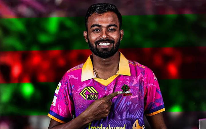 প্রথমবার টি-টেন লিগে দল পেলেন হৃদয়