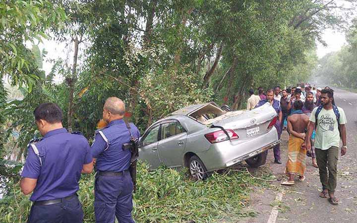 গোপালগঞ্জে সড়ক দুর্ঘটনায় ভ্যানচালক নিহত