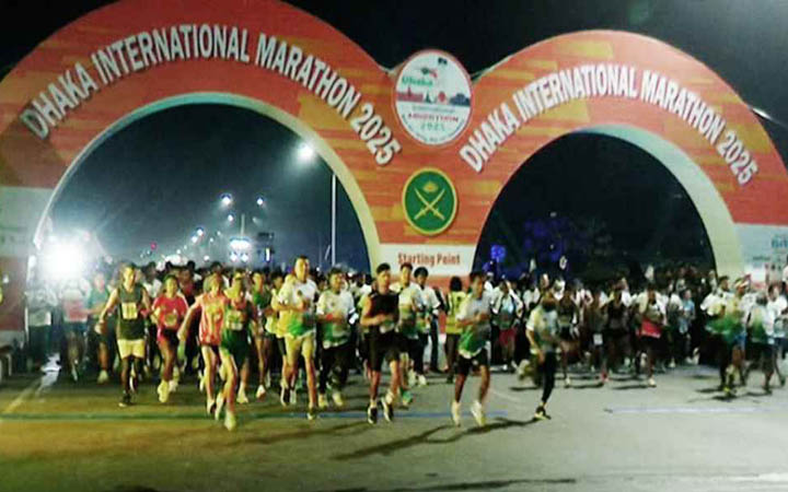 ঢাকা আন্তর্জাতিক ম্যারাথন অনুষ্ঠিত