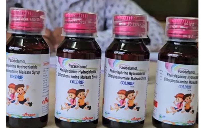 তামিলনাড়ুতে নিষিদ্ধ হল কাশির সিরাপ ‘কোল্ডরিফ’