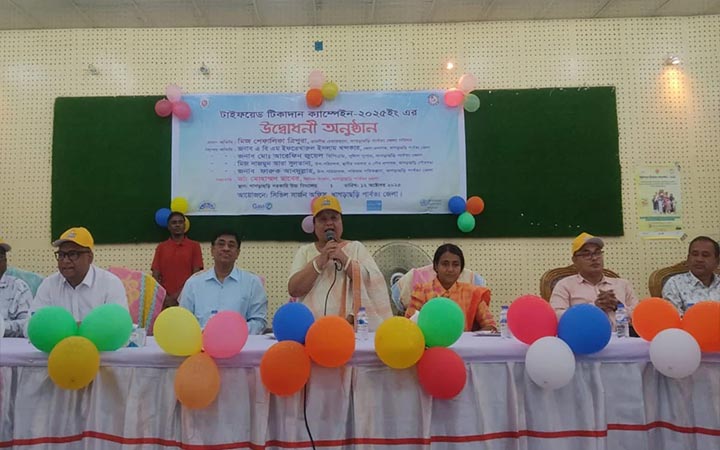 খাগড়াছড়িতে শুরু হলো টাইফয়েড টিকাদান কর্মসূচি