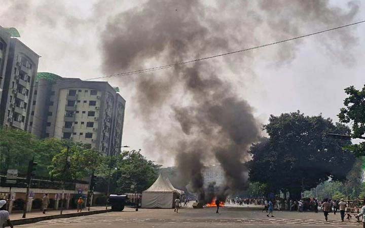 ‘জুলাই যোদ্ধা’দের সঙ্গে পুলিশের ধাওয়া-পাল্টাধাওয়া