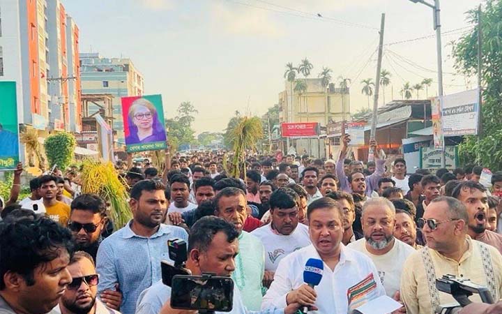 মানবিক বাংলাদেশ গড়তে ধানের শীষে ভোট দিন: কাদের গনি চৌধুরী