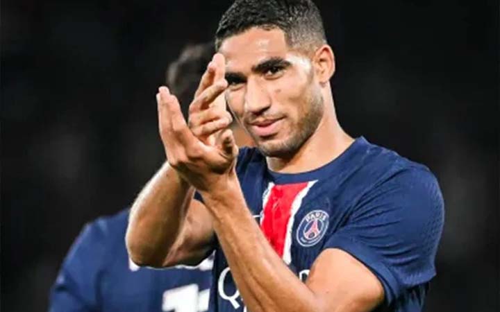 হাকিমির জোড়া গোলে পিএসজির দারুণ জয়