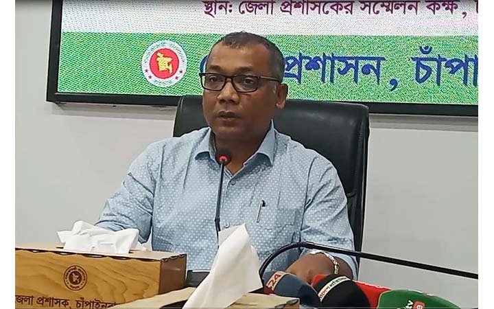 নির্বাচনে ইসির দিকনির্দেশনা অনুযায়ী পদক্ষেপ নেওয়া হবে : চাঁপাইনবাবগঞ্জের ডিসি