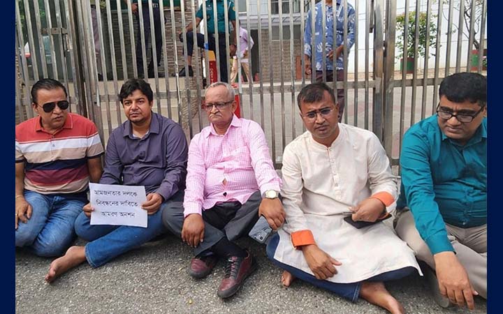 তারেকের অনশনে রাজনৈতিক দলের নেতাদের সংহতি