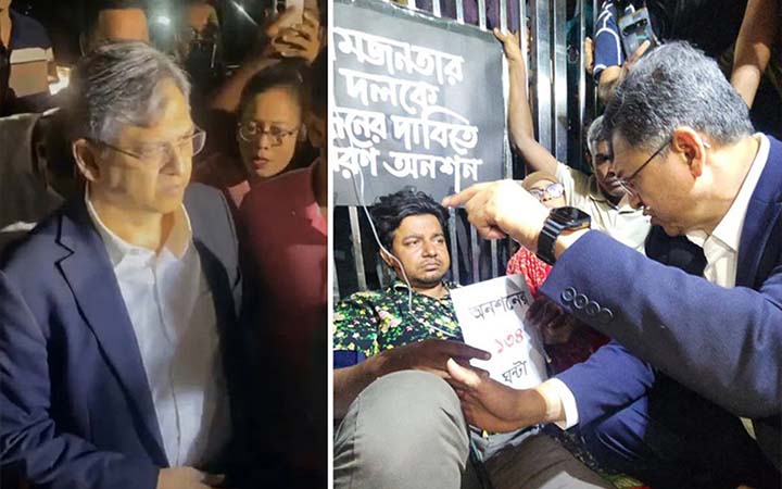 সালাহউদ্দিন আহমদের কথায় অনশন ভাঙলেন আমজনতার তারেক