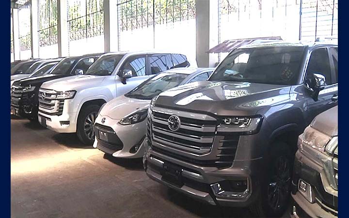 দ্বাদশ সংসদের এমপিদের অখালাস ৩১টি গাড়ি জনপ্রশাসন মন্ত্রণালয়ে হস্তান্তর