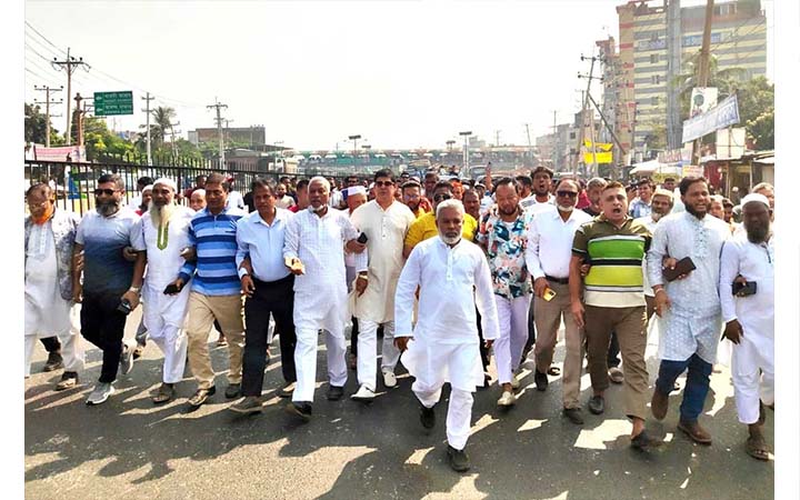 নাশকতা প্রতিরোধে মাঠে সোনারগাঁ বিএনপি