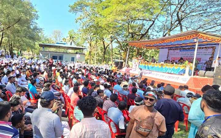 নোয়াখালী বিভাগের দাবিতে ফের জেলা সমাবেশ