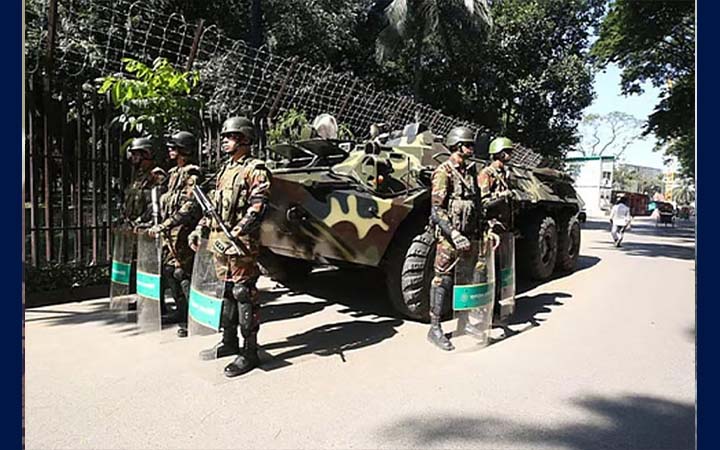 ট্রাইব্যুনাল এলাকায় আজও কঠোর নিরাপত্তা