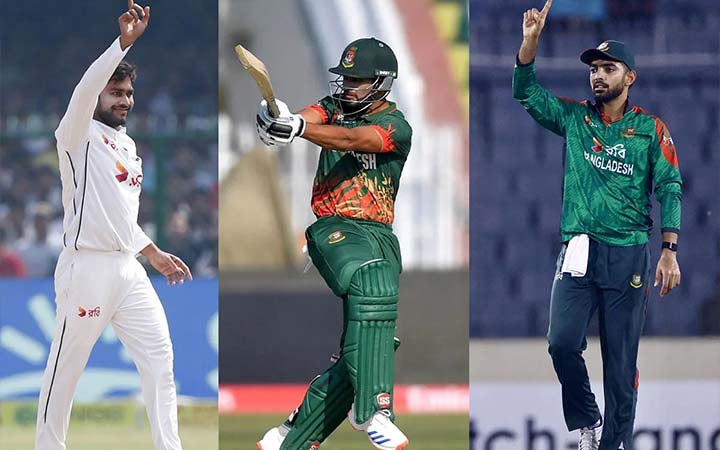 বাংলাদেশ দলে তিন ফরম্যাটে তিন সহ-অধিনায়ক ঘোষণা