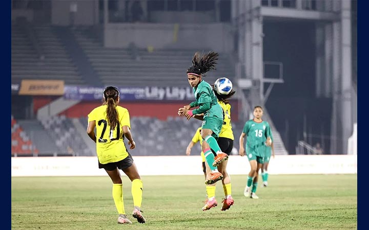 মালয়েশিয়ার কাছে ১-০ গোলে হারল বাংলাদেশের মেয়েরা
