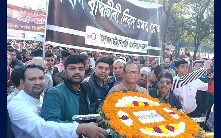 শহীদ বুদ্ধিজীবীদের প্রতি ক্র্যাবের শ্রদ্ধা নিবেদন
